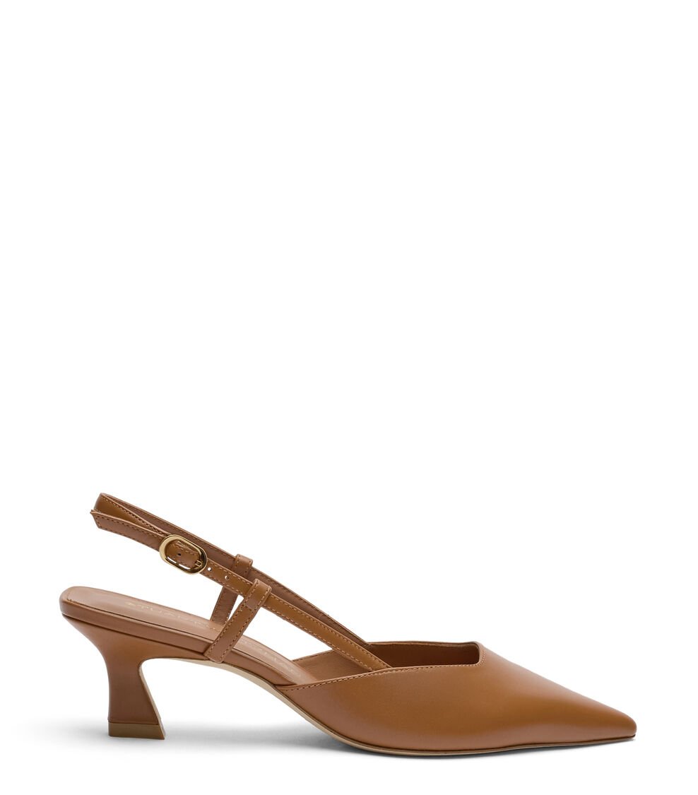 Stuart Weitzman VINNIE 50 SLINGBACK en AVELLANA de Mujer | Stuart Weitzman®