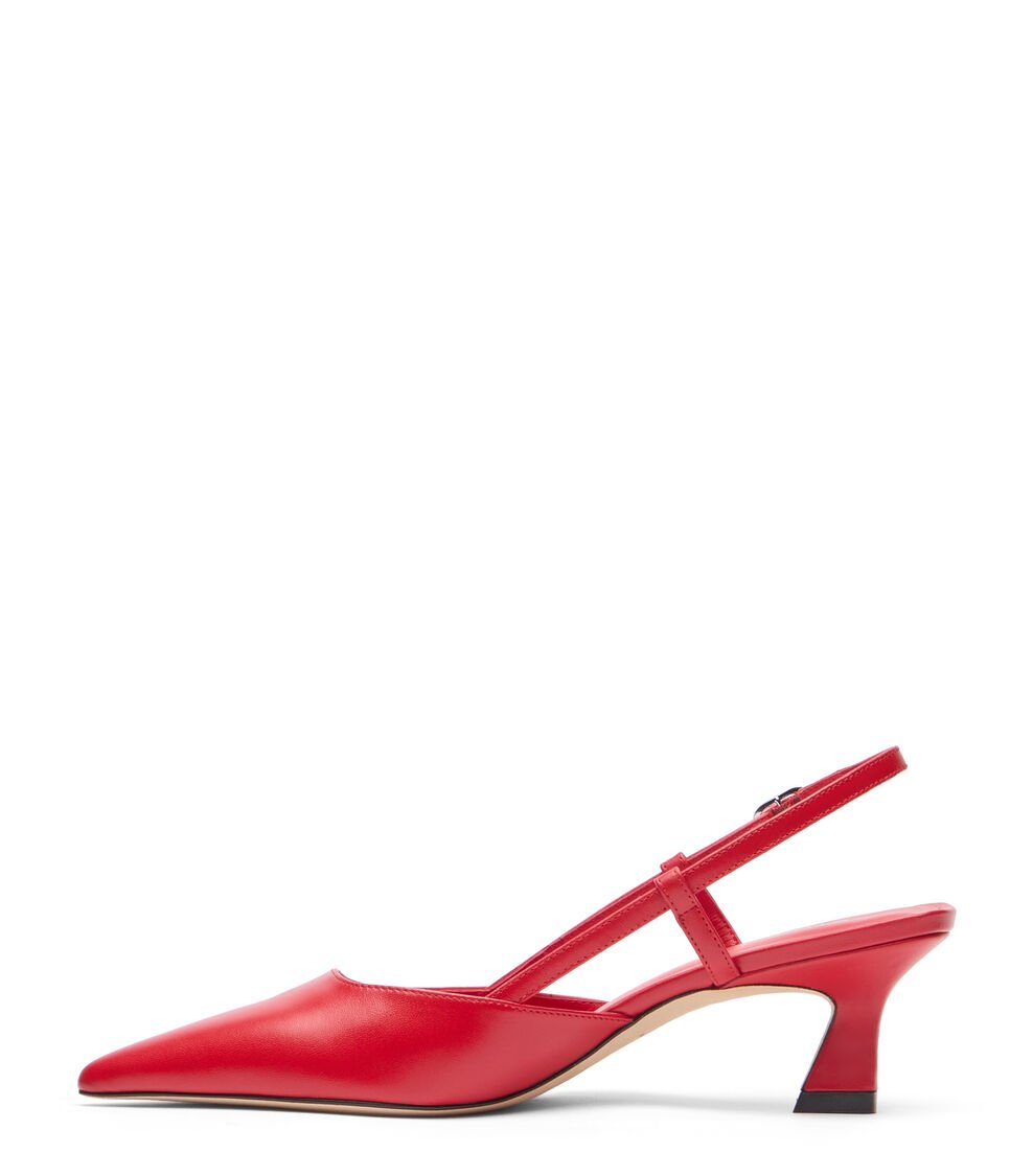 Stuart Weitzman VINNIE 50 SLINGBACK En CEREZA De Mujer | Stuart Weitzman®