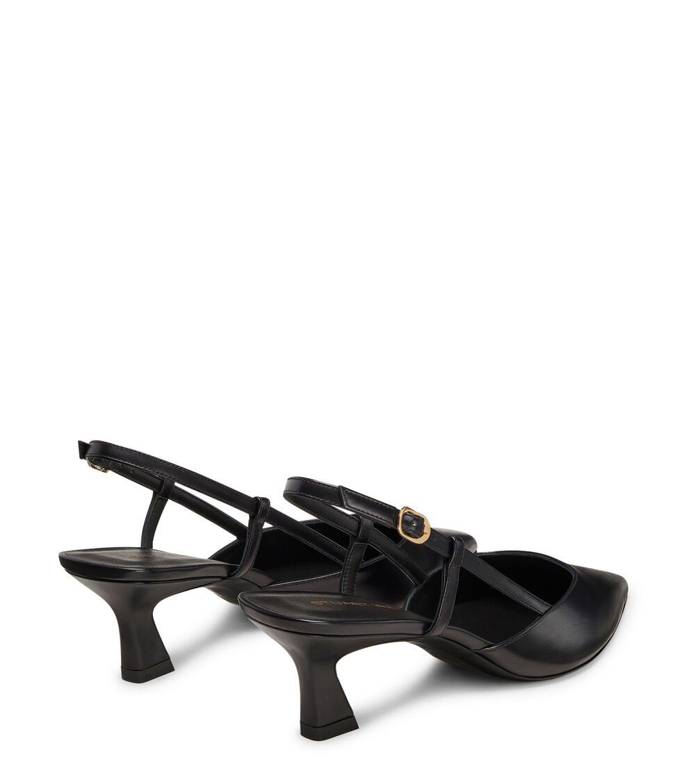 Stuart Weitzman VINNIE 50 SLINGBACK En NEGRO De Mujer | Stuart Weitzman®