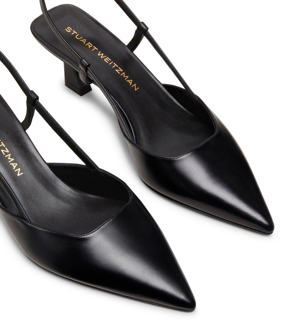 Stuart Weitzman VINNIE 50 SLINGBACK En NEGRO De Mujer | Stuart Weitzman®