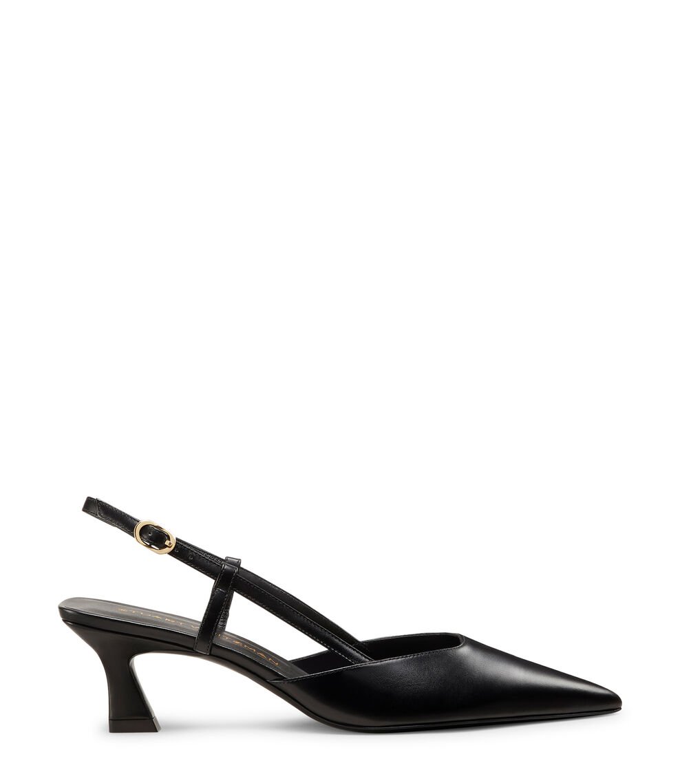 Stuart Weitzman VINNIE 50 SLINGBACK en NEGRO de Mujer | Stuart Weitzman®