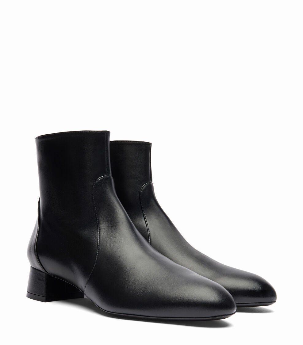 Stuart Weitzman VIVIENNE 35 ZIP BOOTIE En NEGRO De Mujer | Stuart Weitzman®