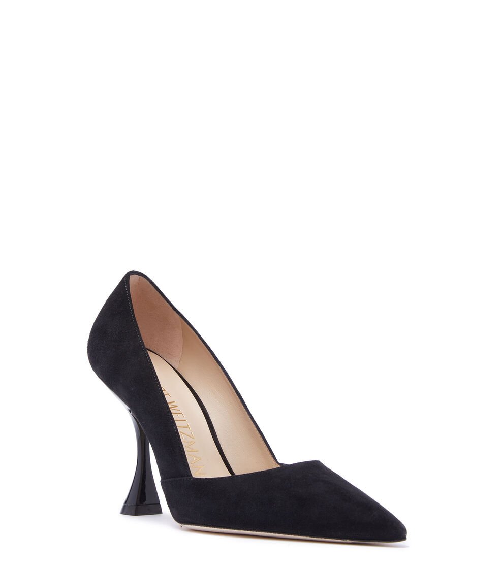 Stuart Weitzman XCURVE 100 PUMP En NEGRO De Mujer | Stuart Weitzman®