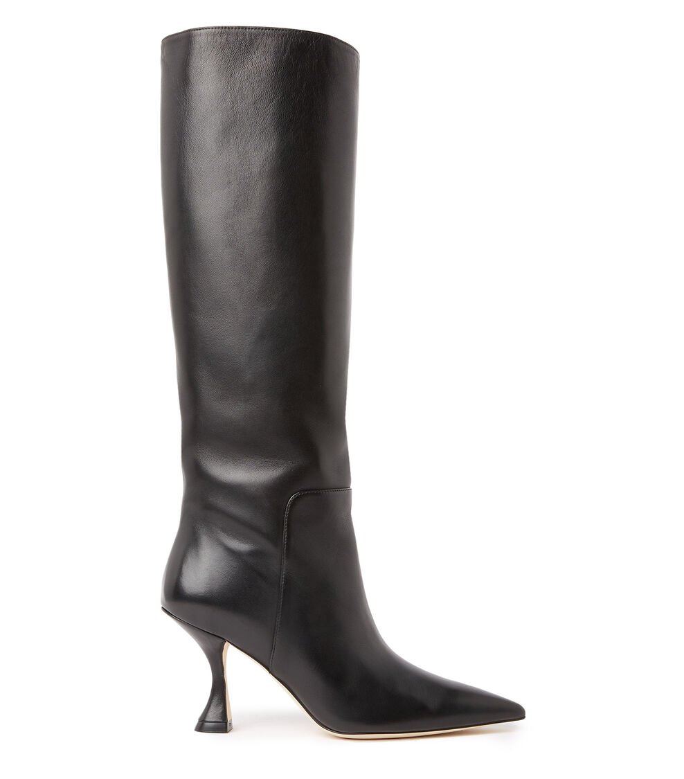 Stuart Weitzman XCURVE 85 SLOUCH BOOT en NEGRO de Mujer | Stuart Weitzman®