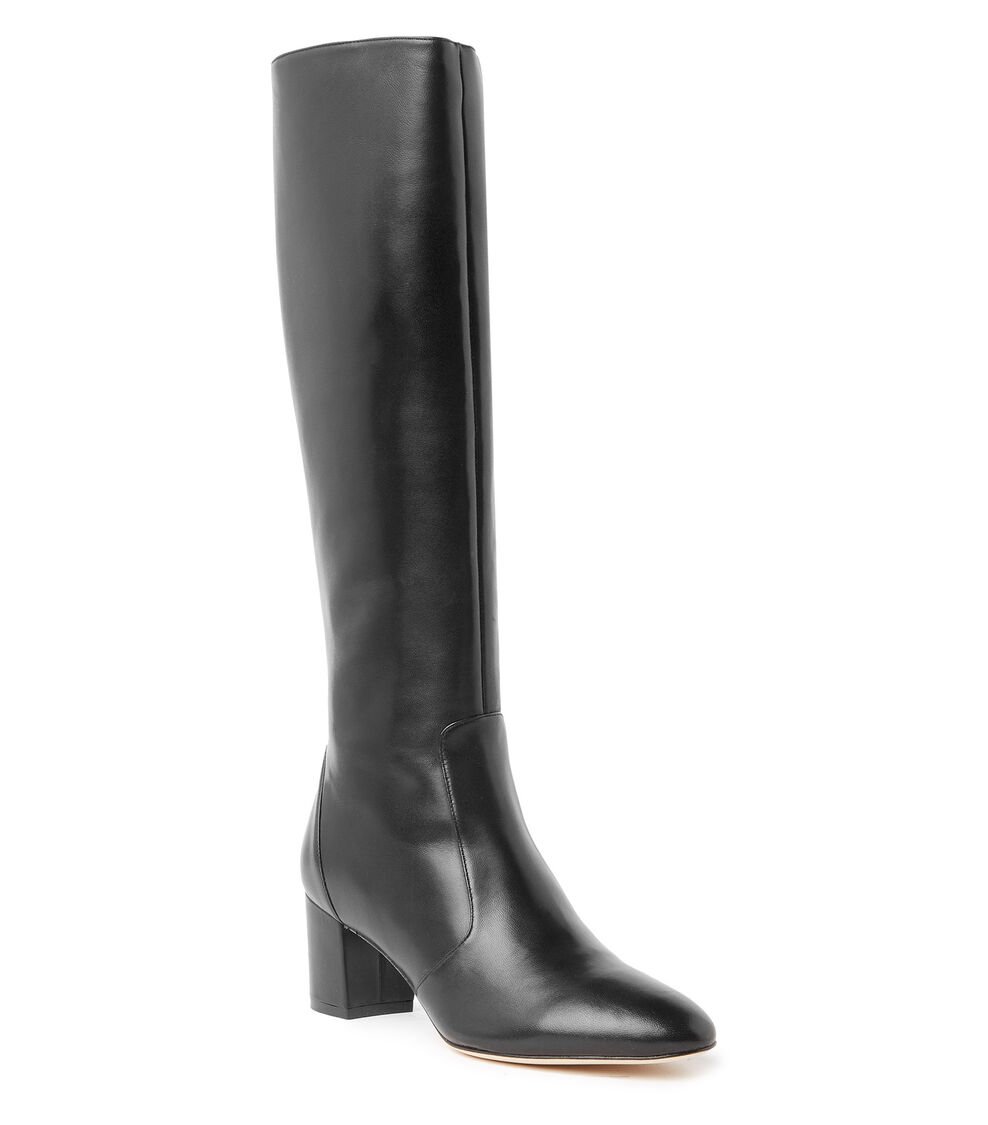 Stuart Weitzman YULIANA 60 KNEE-HIGH ZIP BOOT En NEGRO De Mujer | Stuart Weitzman®