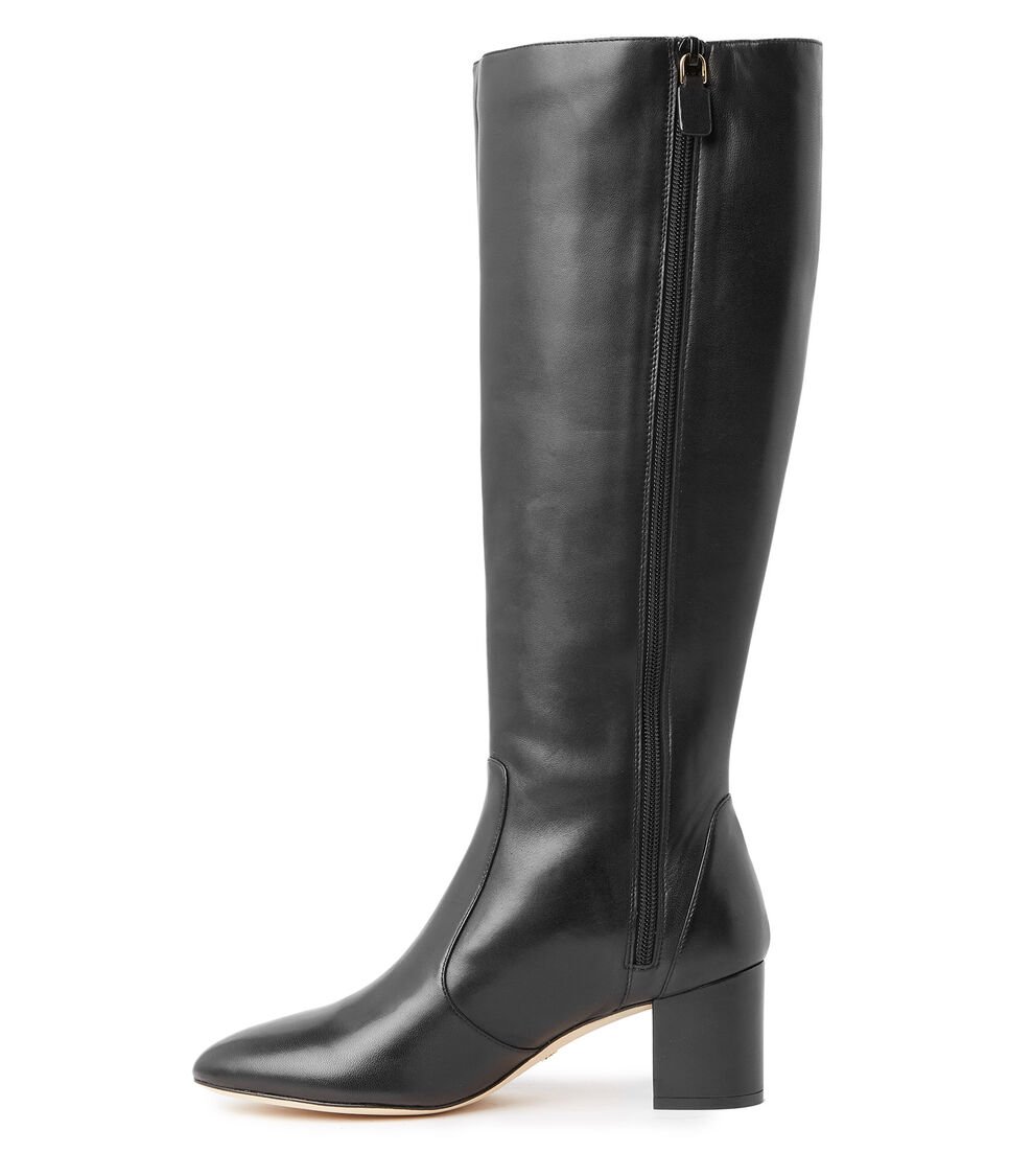 Stuart Weitzman YULIANA 60 KNEE-HIGH ZIP BOOT En NEGRO De Mujer | Stuart Weitzman®