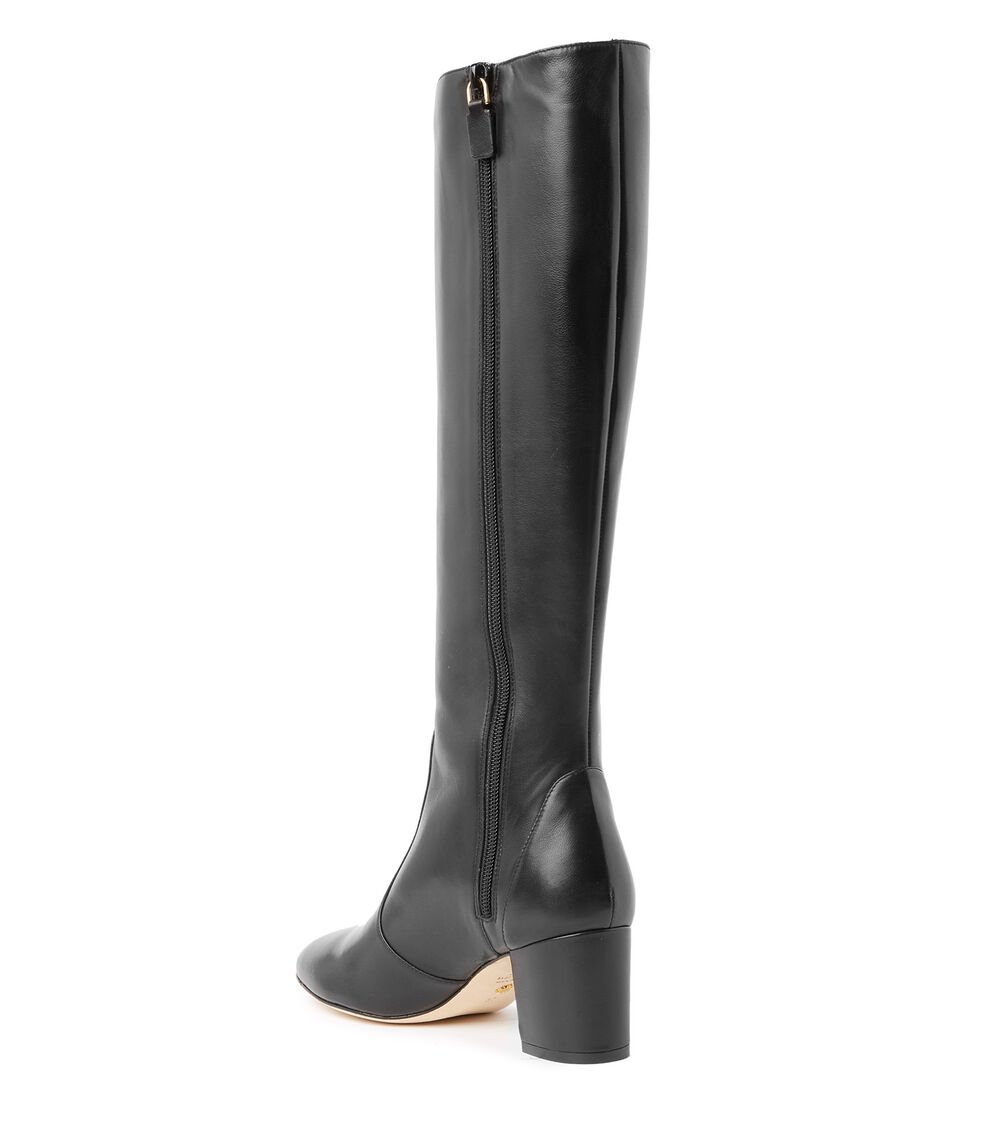 Stuart Weitzman YULIANA 60 KNEE-HIGH ZIP BOOT En NEGRO De Mujer | Stuart Weitzman®
