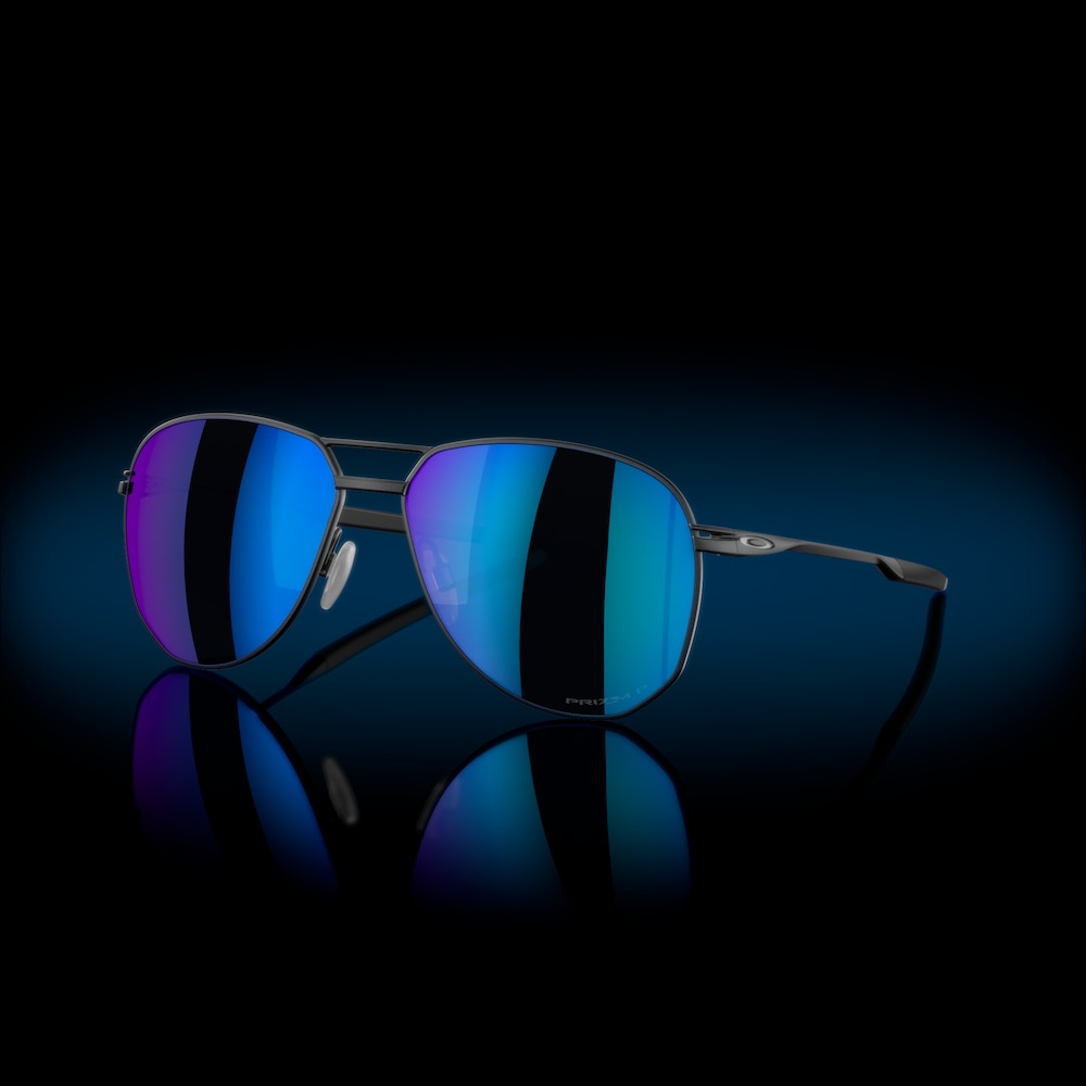 Oakley Gafas de sol Contrail TI en Prizm Sapphire Polarized Satin Light Steel