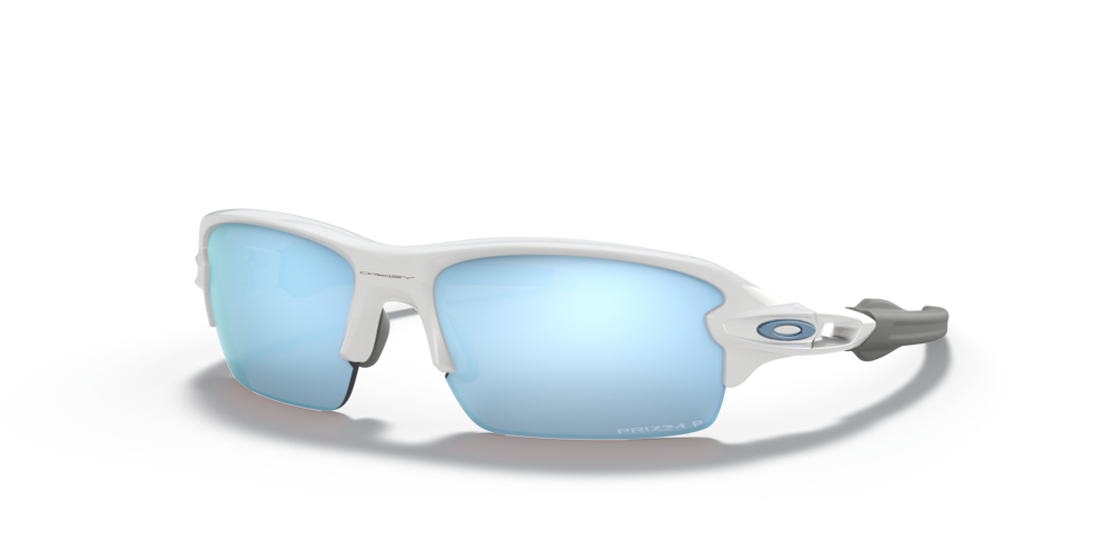 Oakley Gafas de sol Flak® XS (Youth Fit) en Prizm Deep Water Polarized Polished White