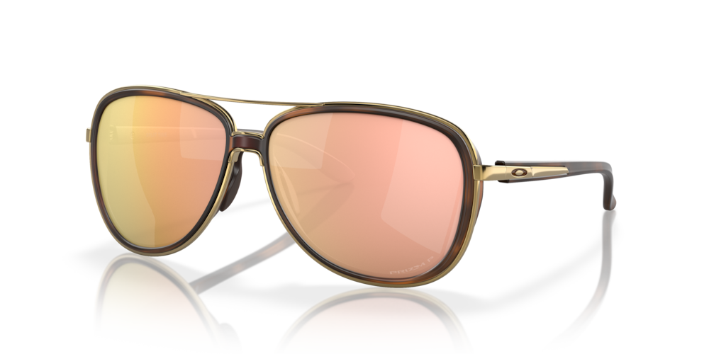 Oakley Gafas de sol Split Time en Prizm Rose Gold Polarized Brown Tortoise