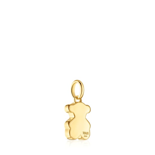 Tous Colgante Pequeño Oso Con Baño De Oro 18 Kt Sobre Plata 12 Mm Sweet Dolls