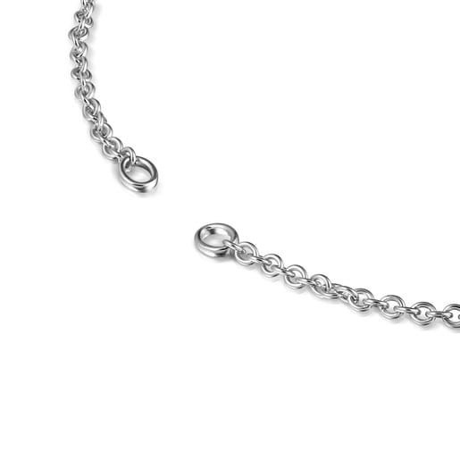 Tous Gargantilla De Plata De Anilla Pequeña 42 cm. Hold