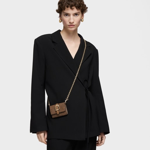 Tous Monedero Tarjetero Colgante Tierra TOUS Buckles Silhouette