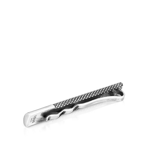 Tous Pasador De Corbata De Plata Envejecida TOUS Man