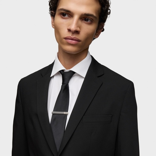 Tous Pasador De Corbata De Plata Envejecida TOUS Man