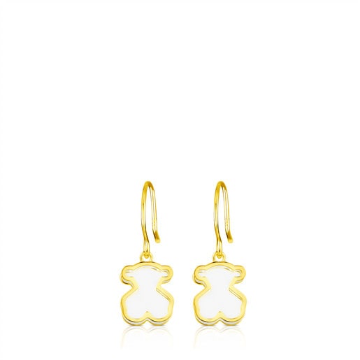 Tous Pendientes Con Baño De Oro 18 Kt Sobre Plata Galaxy