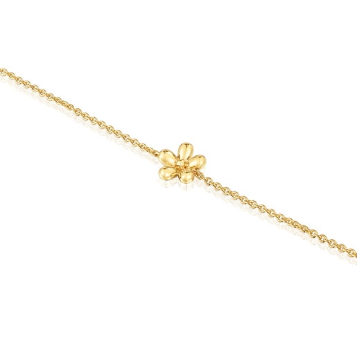 Tous Pulsera Cadena Con Baño De Oro De 18 kt Sobre Plata Daisy