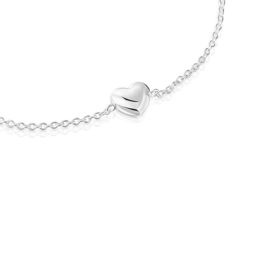 Tous Pulsera Cadena De Plata Motivo Corazón Garden Of Love