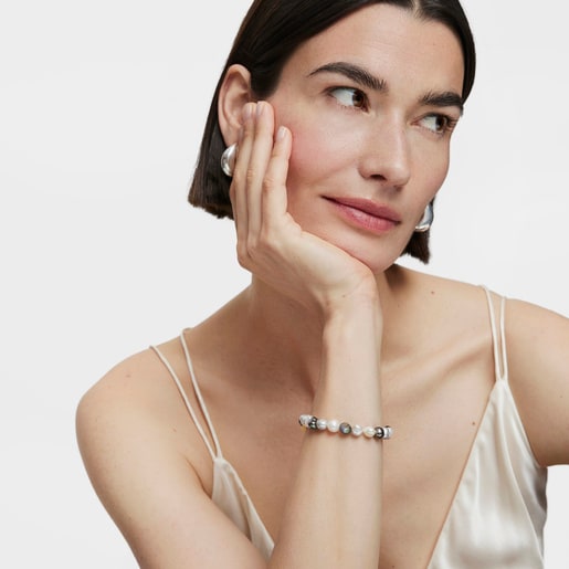 Tous Pulsera De Oro Y Perlas Cultivadas Barrocas Sweet Dolls