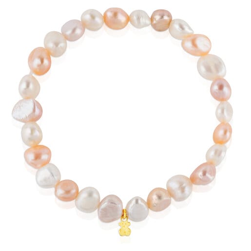 Tous Pulsera De Oro Y Perlas Cultivadas Barrocas TOUS Pearls