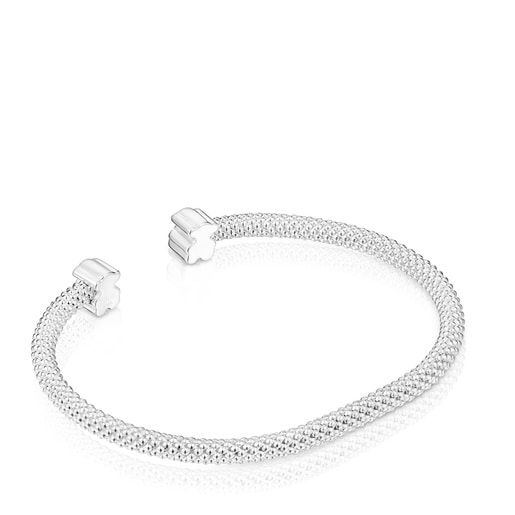 Tous Pulsera Esclava De Plata Motivos Oso 7 Mm Icon Mesh