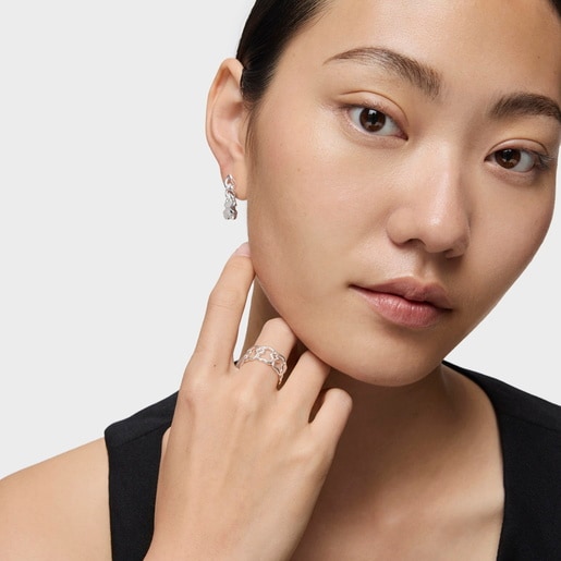 Tous Anillo De Plata Motivos Oso New Carrusel