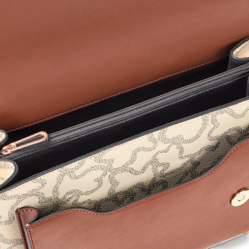 Tous Bandolera Mediana Audree Beige Kaos Icon