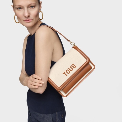 Tous Bandolera Mediana Camel Audree Canvas