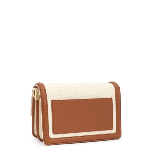 Tous Bandolera mediana camel Audree Canvas