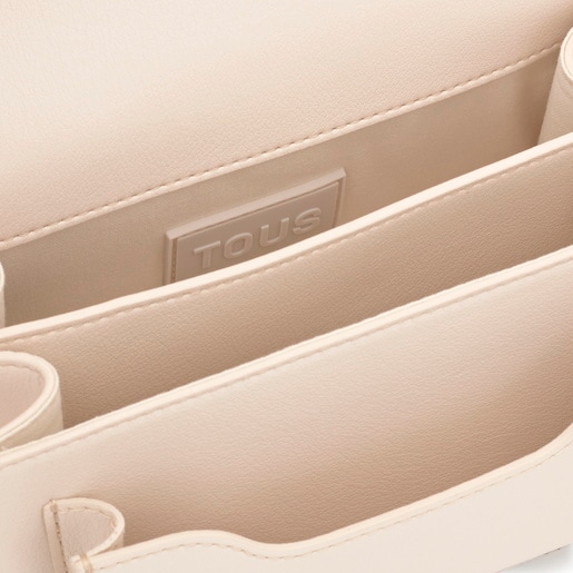 Tous Bandolera Pequeña Beige Audree Eyelets