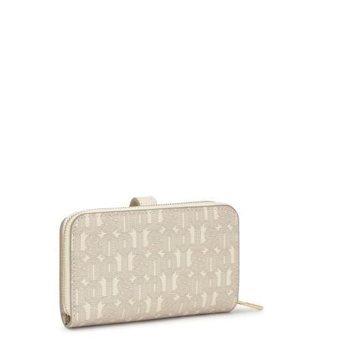 Tous Billetera beige TOUS Buckles Silhouette