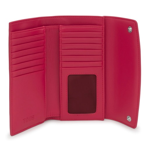 Tous Billetera Grande Pocket Fucsia TOUS Bloom