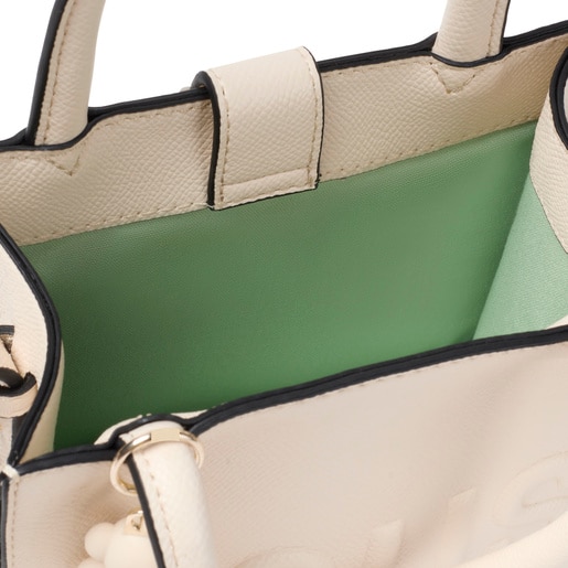 Tous Bolso Mini Cube Beige TOUS Brenda