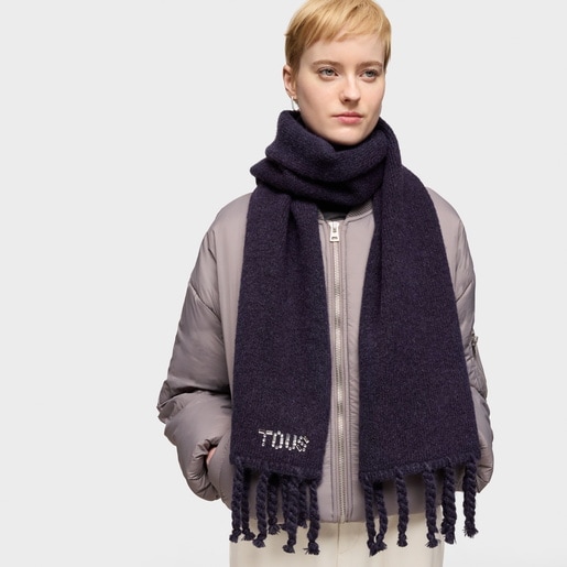 Tous Bufanda Azul Marino TOUS Crystal