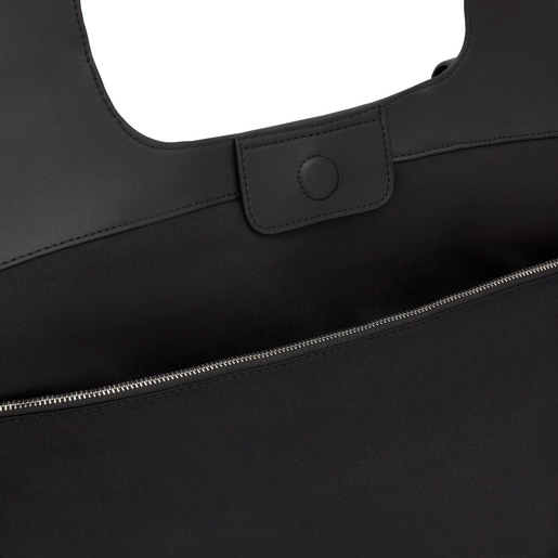 Tous Capazo Grande Negro TOUS Lirio Rafia