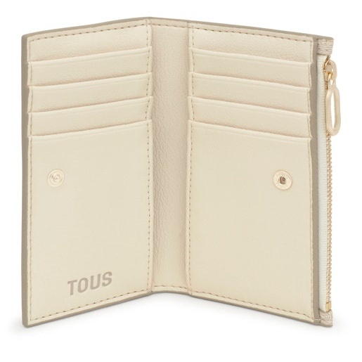 Tous Cartera Beige TOUS Buckles Silhouette