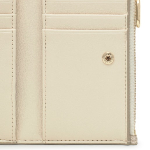Tous Cartera Beige TOUS Buckles Silhouette