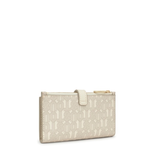 Tous Cartera beige TOUS Buckles Silhouette