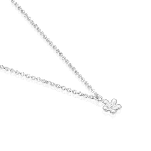Tous Collar Corto Flor De Plata Daisy