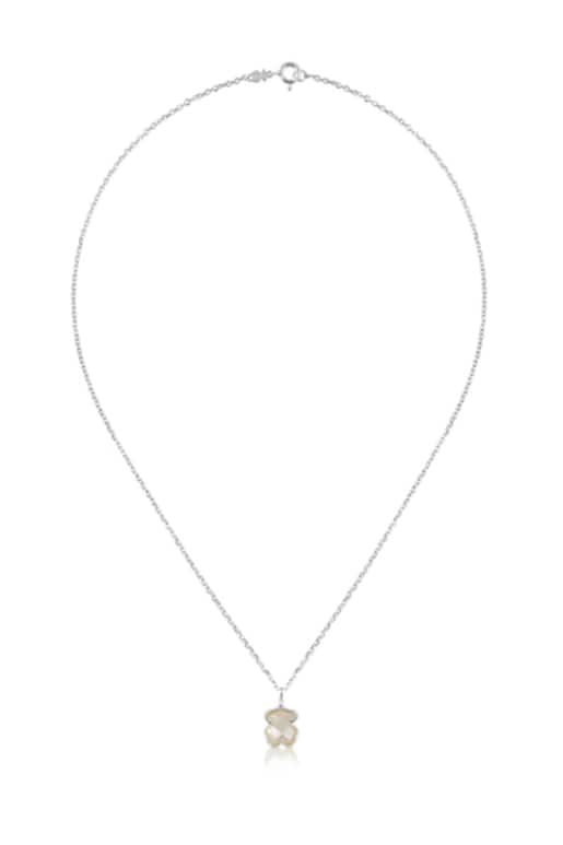 Tous Collar De Plata Y Nácar Facetado TOUS Color