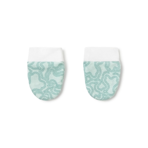 Tous Conjunto de bebé gorro y manoplas KaosP bruma