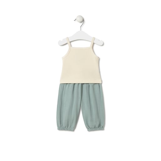 Tous Conjunto de bebé niña Classic bruma