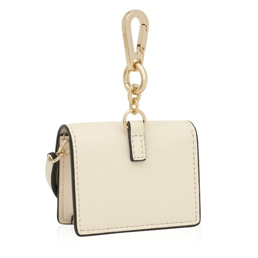 Tous Llavero mini bandolera beige Audree