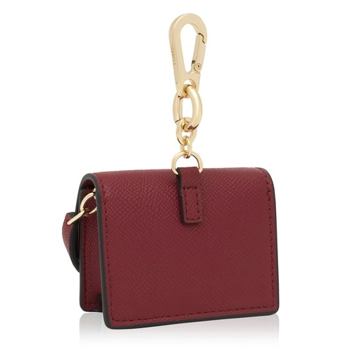 Tous Llavero mini bandolera granate Audree