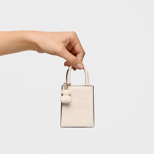 Tous Llavero Mini Bolso Pop Beige