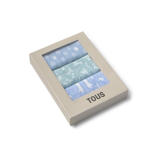 Tous Muselina Pack De 3 MMuse Celeste
