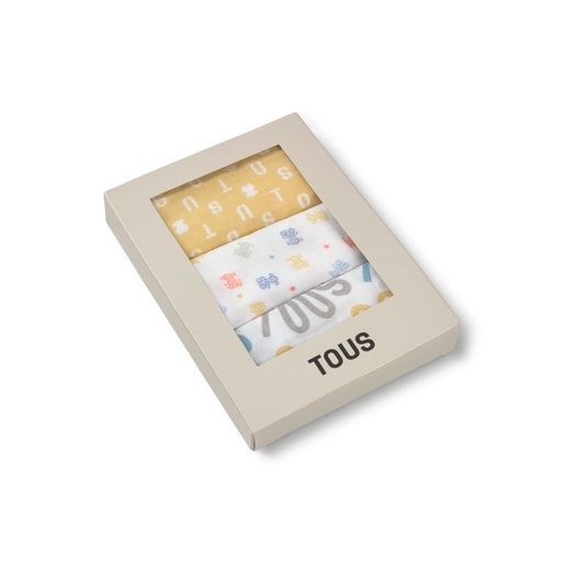 Tous Muselina Pack De 3 MMuse Multicolor