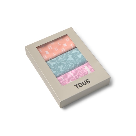 Tous Muselina Pack De 3 MMuse Rosa