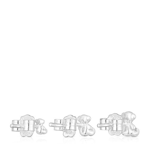 Tous Pack De Pendientes De Plata Oso Bold Bear