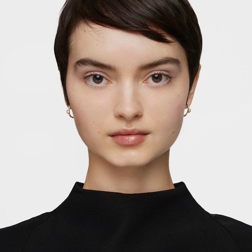 Tous Pendientes Aro Corazón Bicolor My Other Half